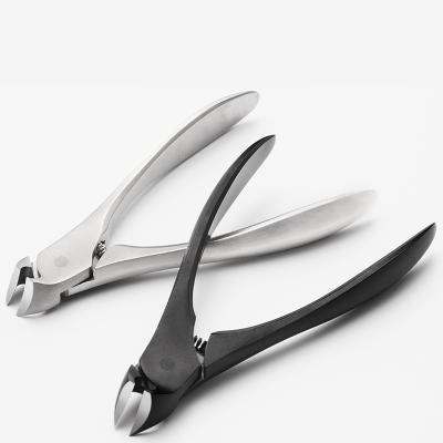 China Horn and Chick-nosed Pliers Stainless Steel Finger Cuticle Cutter Pliers Nail Clippers Pointed Trimmer for sale