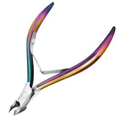 China Professional Finger Cuticle Nippers Pliers Cuticle Stainless Steel Nail Clipper Nippers D-501 for sale