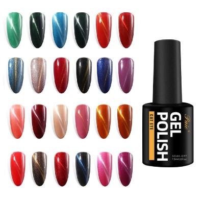 China Nail Art Gel Nail Art Soak Off Salon 34 Color Gel Cat Eye Organic Color Gel UV Nail Polish for sale