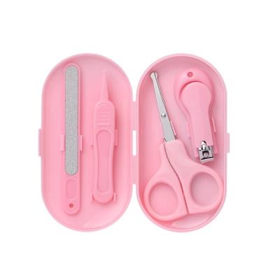 China Portable Newborn Baby Nail Care Sets Kids Scissor Nail File and Booger Clipper Luminous Baby Nail Clippers for sale