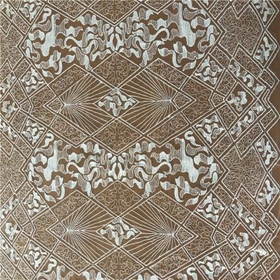 China Newest Sustainable High Quality White Luxury Bridal 3d Flower Lace Embroidered Fabric for sale