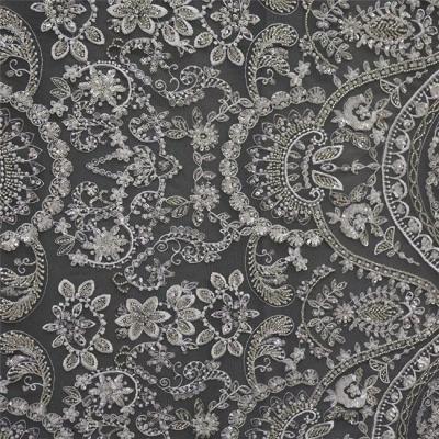 China Promotion New Design Sustainable High Quality Lace Embroidered Bridal Lace Fabric for sale