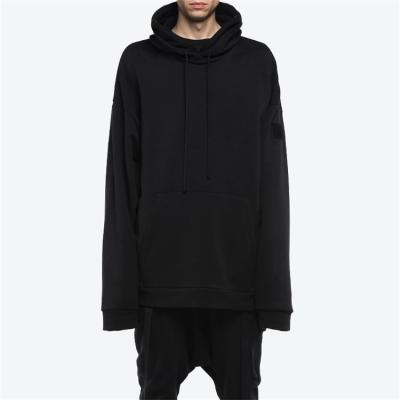 China OEM Ninja Long Sleeve Breathable Custom Casual Cotton Gym Black Simple Oversized Hoodie For Men for sale