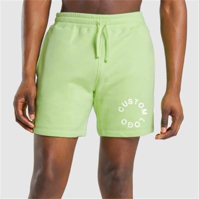 China OEM Logo Anti-Wrinkle Gym Custom Workout Sports Running Sweated Jogger Shorts For Men for sale