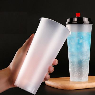 China HeePACK Single Wall Good Selling High Quality Custom Logo Printed Beverage Injection Plastic Beverage Cup Drinkware Cup for sale