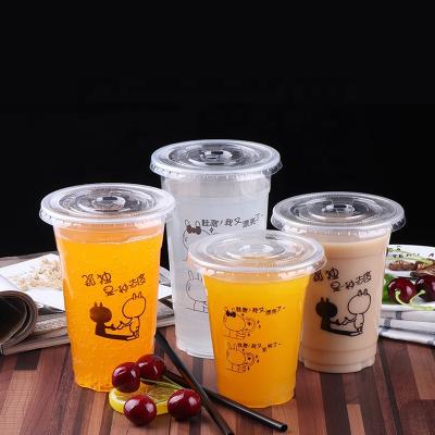 China HeePACK Single Wall Good Selling Orange Plastic Cup Custom Logo Printed Injection Plastic Beverage Drinks Cup for sale