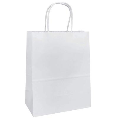 China Heepack Recyclable Luxurious White Paper Shopping Gift Bag Handbag Gift Paper Bag Gift Paper Bag for sale