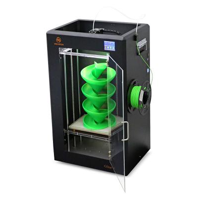 China 1.75mm PLA industrial 3d printer black metal frame 3d printer for home for sale