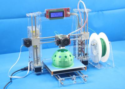 China Professional High Precision Mini DIY 3D Printer Kit with LED Screen , Single Extruder for sale