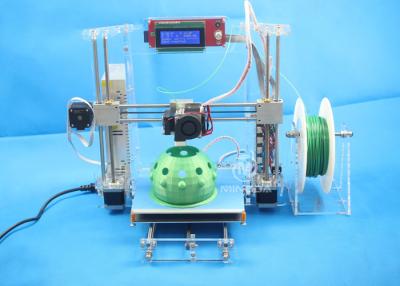 China High Resolution PLA & ABS Digital DIY 3D Printer with Single Extruder 200*200*200mm for sale