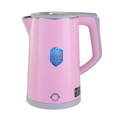 China Boil-Dry Protection Hotel supplies wholesale 1800w 2.2L PP stainless steel hotel portable electric kettle for sale