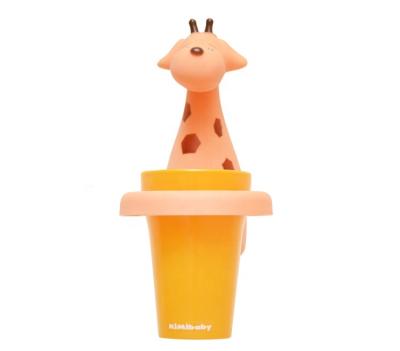 China Plastic pp + Trainer Cute Toothbrush Cup, Milk Tooth Brushing Training Cup, Plastic Tumbler For Early Years Kids Baby tpr Desgin for sale