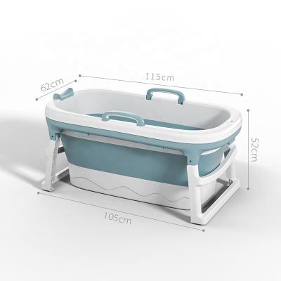 China Sustainable Massage Tub Adult Children's Tub Folding Baby Bathtub for sale