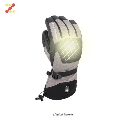 China Waterproof Touchscreen Enthusiast Battery Operated Motorcycle Velcro Pre-curved Gloves Wrapping Gloves Fit/pu/winter Fit/pu/winter kunckle leather protection for sale