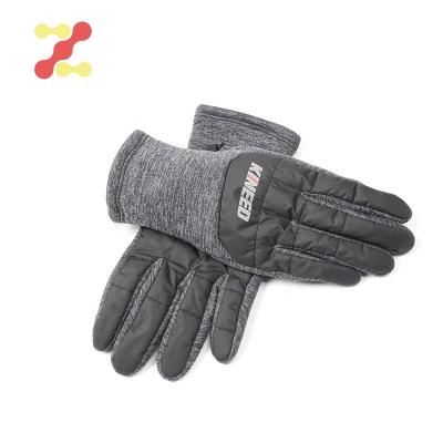 China The Glove Is Soft Custom Cold Proof Waterproof Elastic Fleece Winter Cycling Glove Non Slip Biker Bicycle Riding Gloves for sale