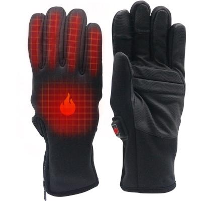 China Custom Warm Heated Gloves Men Women Waterproof Rechargeable Battery Snowboard Motorcycle Guantes Racing Recycling Winter Ski Electric Heated for sale