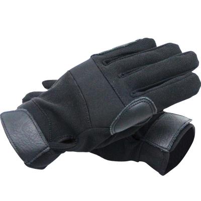 China Wholesale Leather Black Five Fingers Motorcycle Gloves Riding Gloves Cycling Unisex Biker Gloves OEM ODM Logo for sale