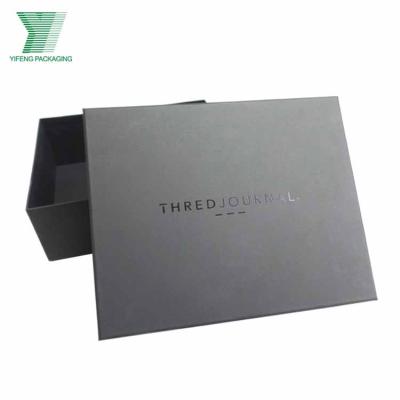 China Custom Large Size Handmade Paper Box Recycled Cardboard Gift Swimwear Wholesale Luxury Black Rigid Packaging Materials China Manufacture for sale