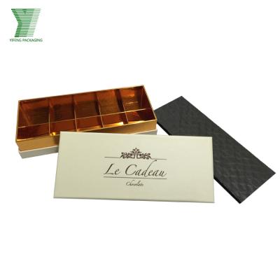 China Handmade Custom Rigid Chocolate Paper Packaging Gift Boxes With Insert Wholesale for sale