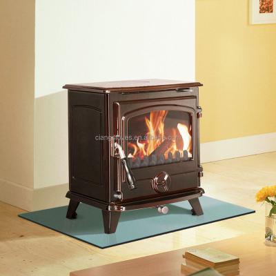 China S305KJ Indoor Enameled Cast Iron Wood Stove for sale