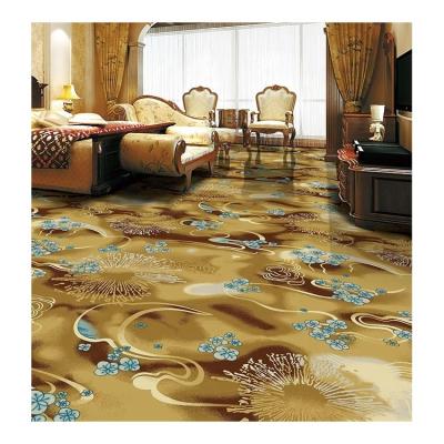 China Exquisite Classic Wall-to-wall Pattern Washable Custom 3d Hallway Rug Nylon Printed Carpet for sale