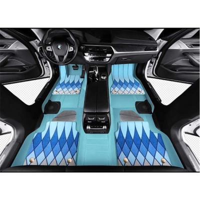 China 4 Pieces Wholesale Washable Logo Car Floor Mat Made To Order for sale