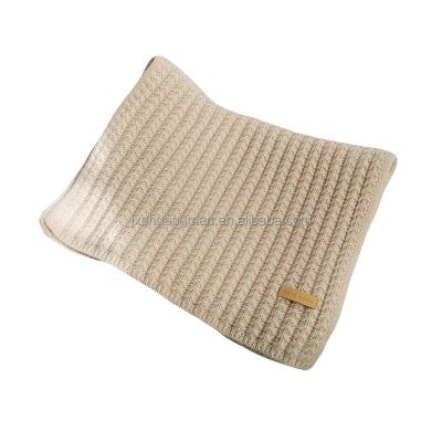 China Soft Texture Woolen Knitted Scarf For Women Winter Soft Thickened Warm Knitted Scarf for sale