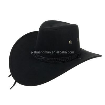 China 2022 New Style Cowboy Soft Suede Hat Soft Texture Outdoor Sunbonnet For Men Riding Hat for sale