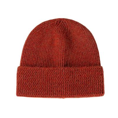 China 2022 COMMON Manufacturer Cashmere Cuffed Jacquard Fashion Knit Hat for sale