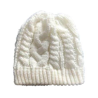 China COMMON Lady's Twist Winter Knit Hat for sale