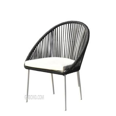 China Modern GP106 Outdoor Garden Aluminum Patio Hotel Rope Weaving Chair for sale