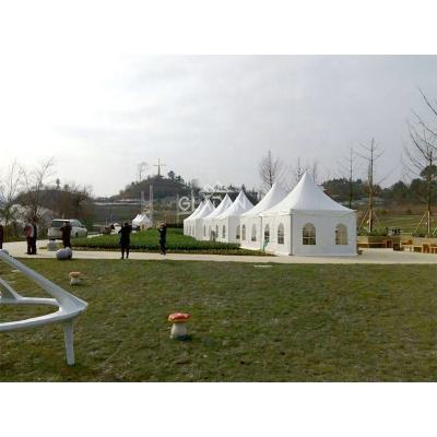 China Prefab 3x3m wedding tent frame house trade show pop up tents aluminum pagoda gazebo tents for outdoor events for sale