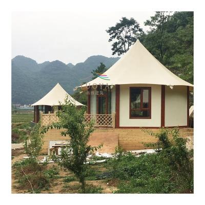 China GLADAN Design Soundproof Luxury Resort Tent House For Outdoor Camping Customization Factory for sale