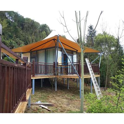 China Hotel New Design Easy Assemble Mobile Glamping Resort Hotel Tent Prefab Modular House Luxury for sale