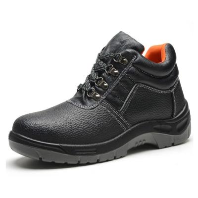 China Steel toe 2021 genuine leather seguridad calzado botas industrial static safety men anti toe shoes zapatos de seguridad for sale