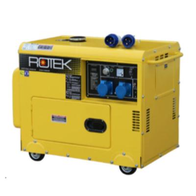 China Air Cooled Silent Type Portable Diesel Generator 5kw 5000watt 6kw 6000watt 7kw 7000watt 8kw 8000watt 10kw KDE6500T for sale