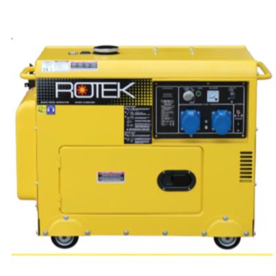 China 7kw Small Silent Type Wuxi Generator Set Best Price KDE8600T for sale