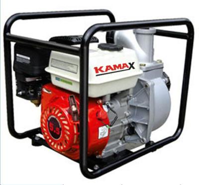 China WUXI KAMAX 6.5hp Low Noise Powerful Gasoline Water Pump for sale