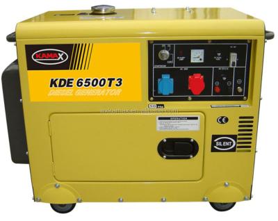 China 6kva diesel generator set with CE and ISO9001 certificate KDE6500T3 for sale