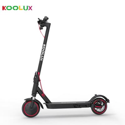 China KOOLUX EU Europe Germany Unisex Warehouse 8.5 Inch Tire Motor 350w 2 Wheel Kick Folding Adults Foldable E Electric Scooter for sale