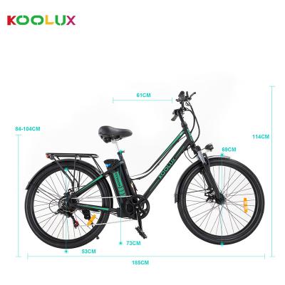 China 2023 New Design Aluminum Alloy KOOLUX Electric Bike Electric Mountain Bike 36v 25 km/h 25 26 inch Electric Bicycle for sale