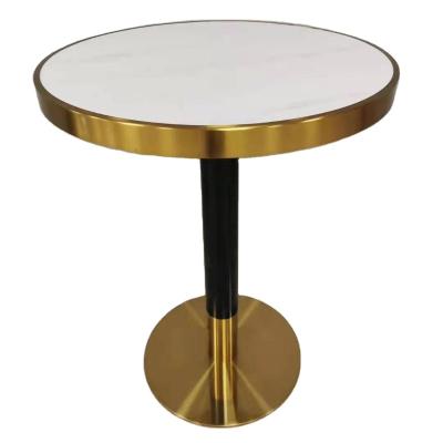 China Best Price Industrial Style Modern Furniture Round Dining Table Convertible Set Modern Luxury for sale