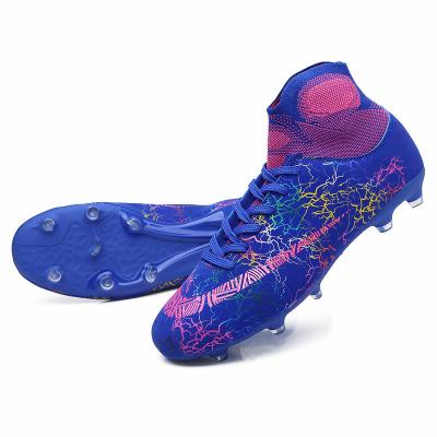 China 2022 Rubber Artificial Grass Student Training Designed Custom Soccer Shoes Outdoor Soccer Shoes For Kids for sale