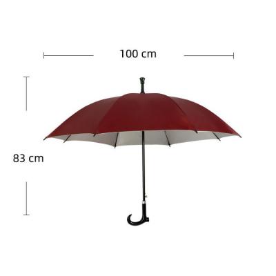 China Wholesale Modern Special Rain Anti Slip Hand Crutch Walking Stick Cane Upright Walking Umbrella For Elder for sale