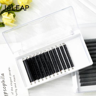 China 0.20 D Curl Mix Length 8-15mm PBT Eyelash Extensions PBT Eyelash Extensions Factory Direct Sale Korean Classic Single Dark Black Eyelash Extension Manufacturers for sale