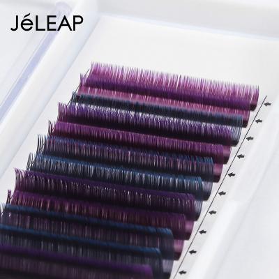 China Wholesale 0.07cc Double D Density 0.15 Curl Eyelash Extension Classic 0.18 0.20 False Eyelashes 8-15mm Mixed With Different Color Lashes Classic False Extensions for sale