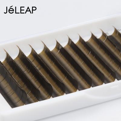 China New 0.10 0.15 Classic Colored False Lashes Eco Comfortable Synthetic Caramel Soft Natural Light 0.07 Eyelash Extension Classic Customization for sale