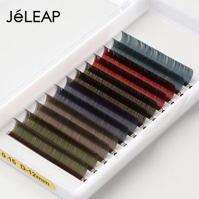 China 12mm Fluffy Material 0.10 0.15 D Split Wick Premium Korean Imported Korean Handmade Fluffy Tip Curl Tip Flat Eyelash Extensions for sale