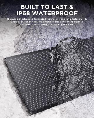 China Cargador de paneles solares portátiles de 200W para RV Camping Yacht Golf Cart IP68 a prueba de agua en venta