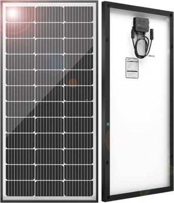 China 100 Watt starre Solarzellen Monokristallines Silizium Solarzell für Wohnmobil Batterie Boot Caravan zu verkaufen